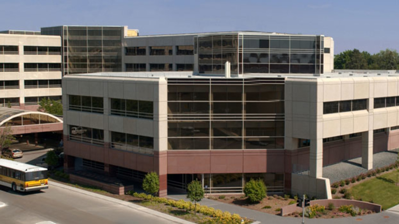 Exterior view of hospital